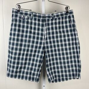 Vintage Polo‎ Ralph Lauren Bleecker Shorts Mens 38 Tartan Plaid Bradburry Fit